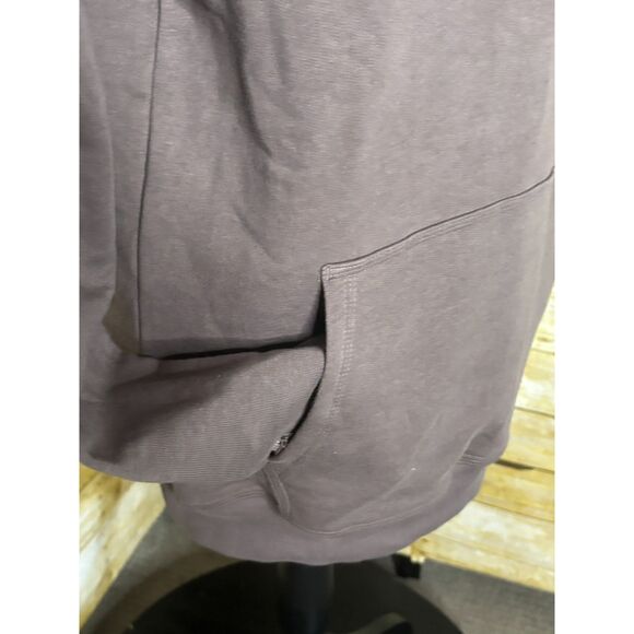 GYMSHARK MENS LEGACY  GYM ATHLETIC ATHLEISURE HOODIE IN WALNUT MAUVE SIZE SMALL - Picture 5 of 7